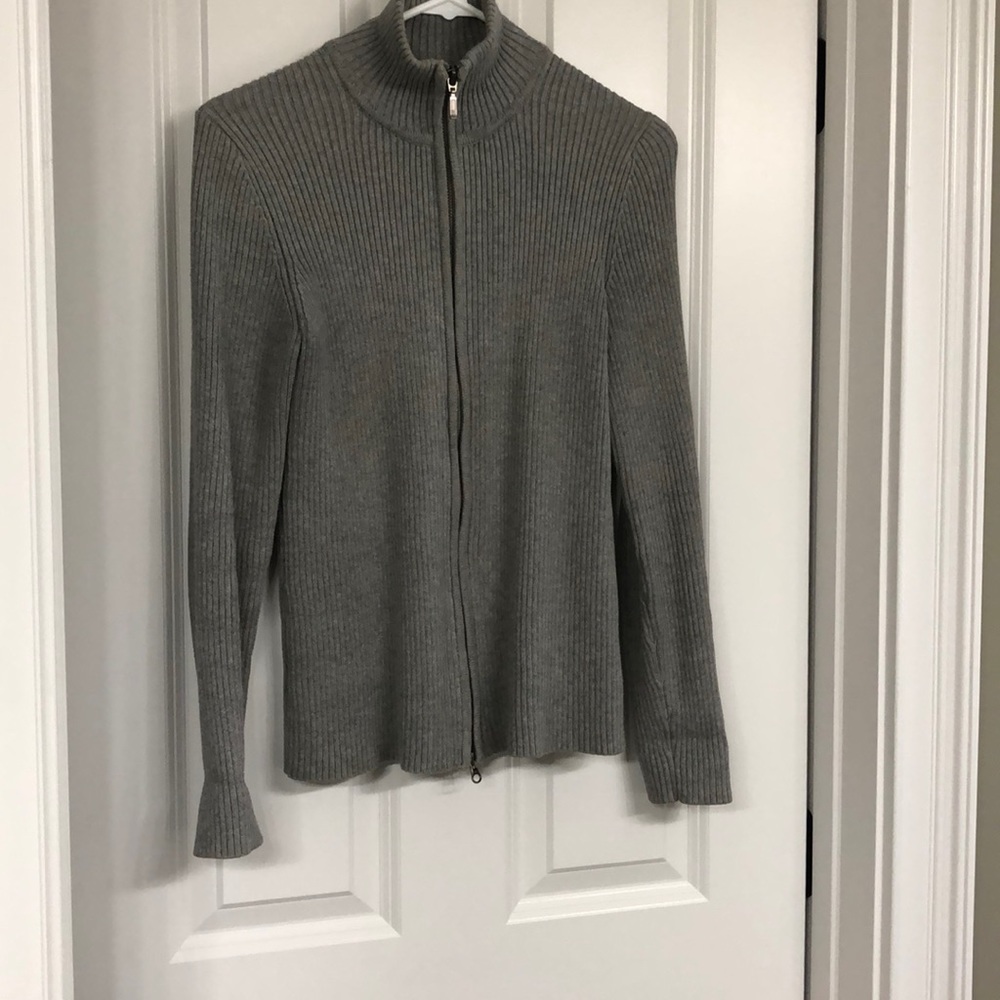 Eddie Bauer zippered sweater